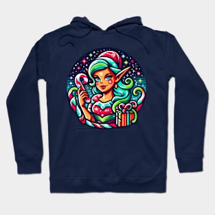 Christmas Elf - Magical Holidays in Color Description Hoodie